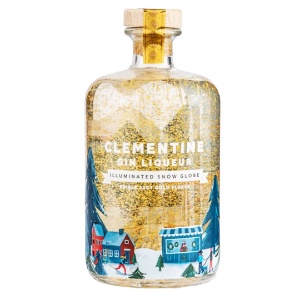 Picture of Clementine Gin Liqueur Illuminated Snow Globe 700ml